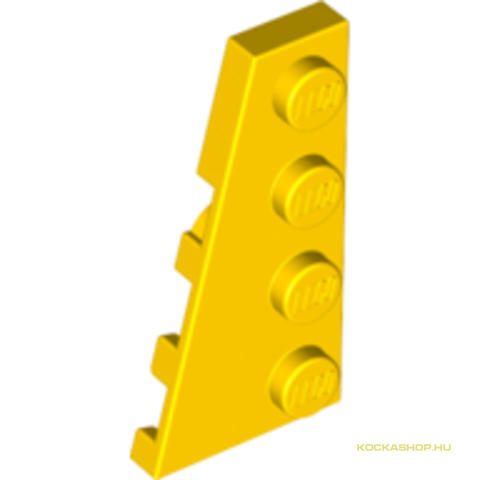 LEGO® Alkatrészek (Pick a Brick) 4161331 - Sárga 1x4 Elem Bal Oldali Csatlakozással
