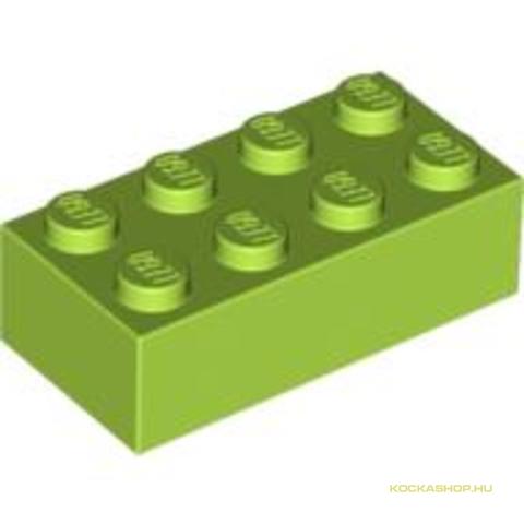 LEGO® Alkatrészek (Pick a Brick) 4165967 - Lime színű 1X2X4 Elem