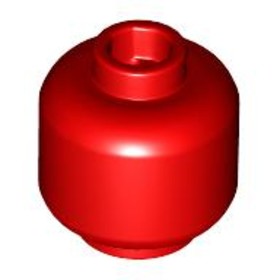 Piros Minifigura Fej