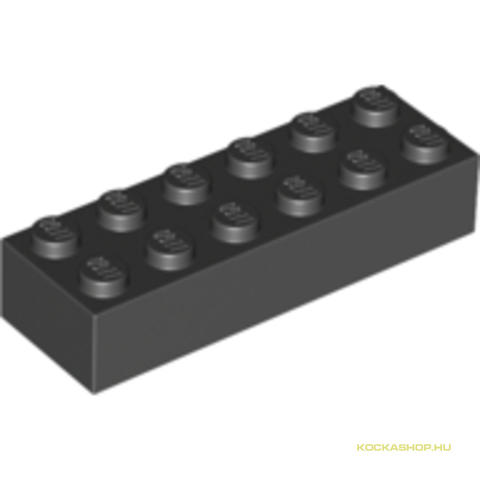 LEGO® Alkatrészek (Pick a Brick) 4181144 - Fekete 1X2X6 Elem