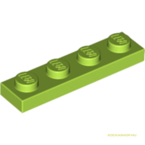 LEGO® Alkatrészek (Pick a Brick) 4187743 - Lime színű 1X4 Lapos Elem