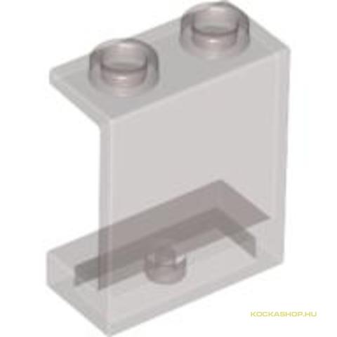 LEGO® Alkatrészek (Pick a Brick) 4189803 - Átlátszó fekete 1X2X2 Fal Elem (használt)