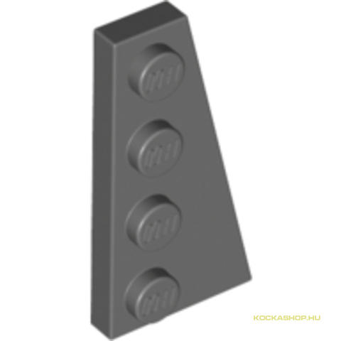 LEGO® Alkatrészek (Pick a Brick) 4210782 - Sötét kékes-szürke 2X4 Lapos Elem Jobb Oldali Csatlakozással