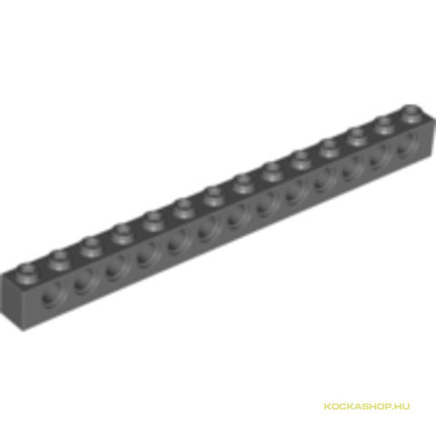 LEGO® Alkatrészek (Pick a Brick) 4211137 - Sötét kékes-szürke Technic 1X14 Elem, Lyukkal
