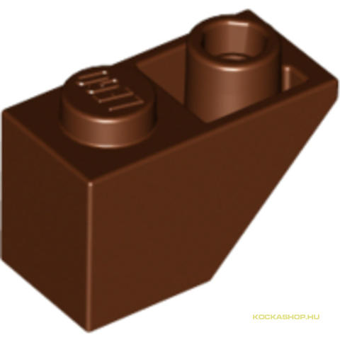 LEGO® Alkatrészek (Pick a Brick) 4211222 - Vörösesbarna 1X2 Tetőelem