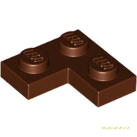 LEGO® Alkatrészek (Pick a Brick) 4211257 - Vöröses barna 1X2X2 Lapos Sarokelem