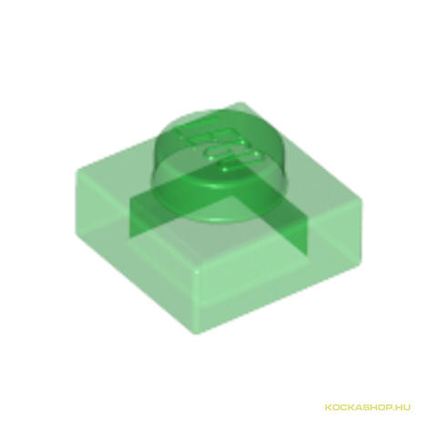 LEGO® Alkatrészek (Pick a Brick) 4217436 - Átlátszó zöld 1X1 Lapos Elem