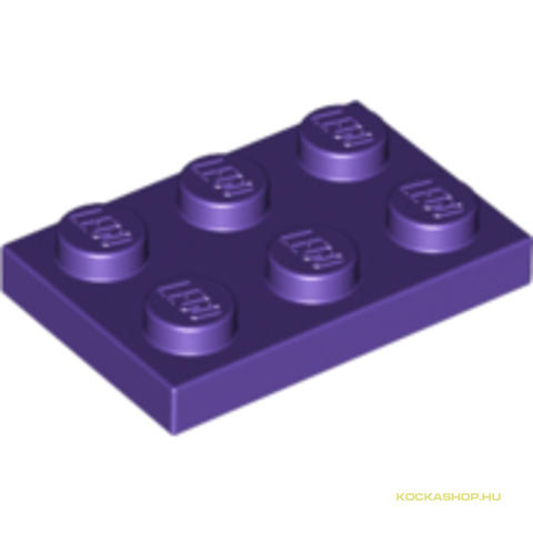 LEGO® Alkatrészek (Pick a Brick) 4225142 - Sötét lila 2X3 Lapos Elem