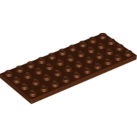 LEGO® Alkatrészek (Pick a Brick) 4225715 - Vörösesbarna 4x10 Lapos Elem