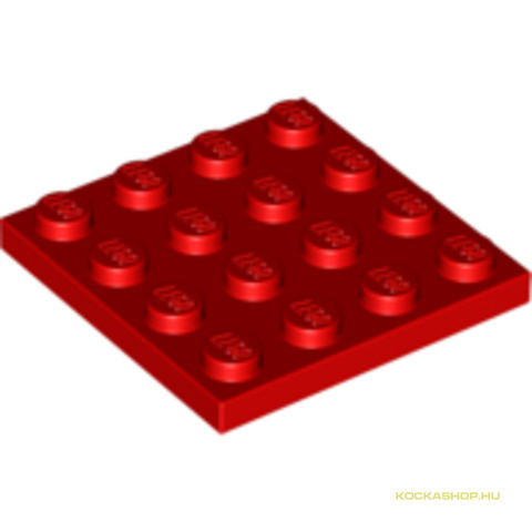 LEGO® Alkatrészek (Pick a Brick) 4243814 - Piros 4X4 Lapos Elem