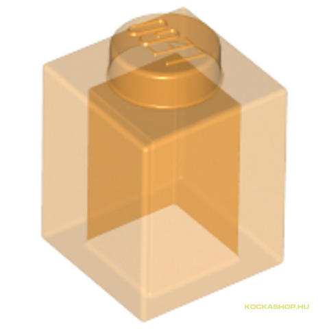 LEGO® Alkatrészek (Pick a Brick) 4262655 - Átlátszó narancssárga 1X1X1 Kocka