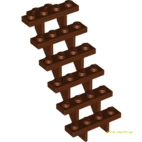 LEGO® Alkatrészek (Pick a Brick) 4277751 - Vöröses barna 7X4X6 Lépcső