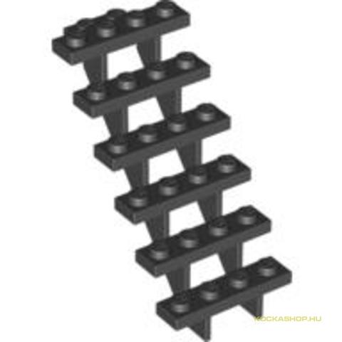 LEGO® Alkatrészek (Pick a Brick) 4279270 - Fekete 7X4X6 Lépcső