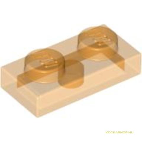 LEGO® Alkatrészek (Pick a Brick) 4280341 - Átlátszó narancssárga 1X2 Lapos Elem