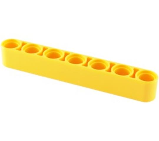 LEGO® Alkatrészek (Pick a Brick) 4495934 - Sárga 1x7 Technic emelőkar