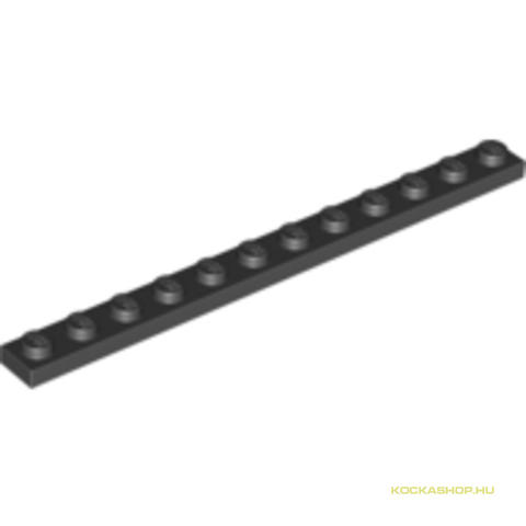 LEGO® Alkatrészek (Pick a Brick) 4514845 - Fekete 1x12 Lapos Elem
