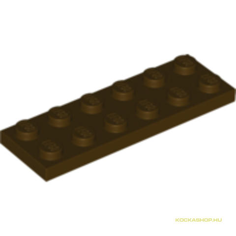 LEGO® Alkatrészek (Pick a Brick) 4518687 - Sötét barna 2X6 Lapos Elem