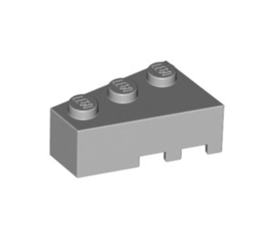 LEGO® Alkatrészek (Pick a Brick) 4527767 - Világos kékes-szürke 3x2 bal oldali ék elem