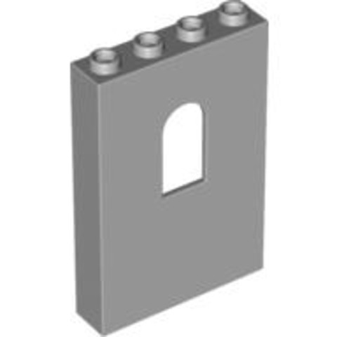 LEGO® Alkatrészek (Pick a Brick) 4537056 - Világos kékesszürke 1X4X5 Ablakos Fal Elem