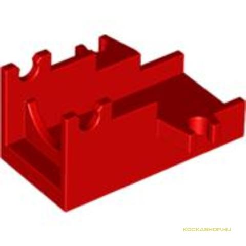LEGO® Alkatrészek (Pick a Brick) 4540534 - Piros 2X4X1 1/3 Ágyutartó