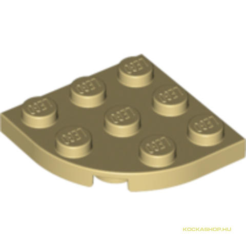 LEGO® Alkatrészek (Pick a Brick) 4543858 - Bézs 3X3 Lapos 1/4 Kör