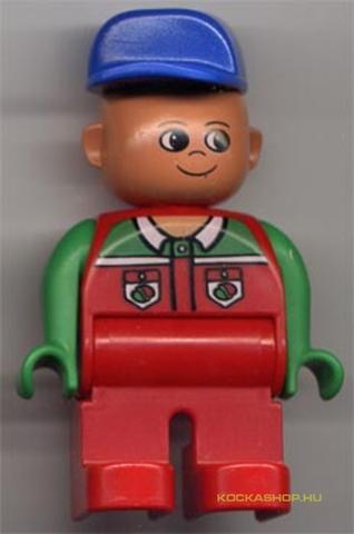 LEGO® Minifigurák 4555pb040 - DUPLO Férfi Benzinkutas
