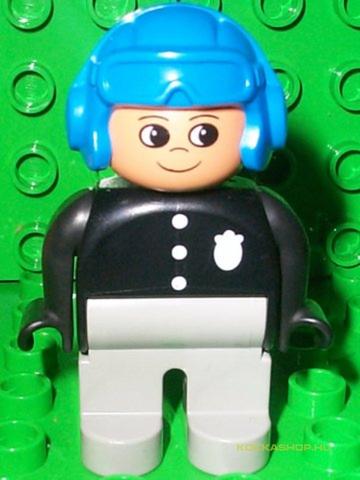 LEGO® Minifigurák 4555pb063 - DUPLO Rendőr pilóta sisakkal
