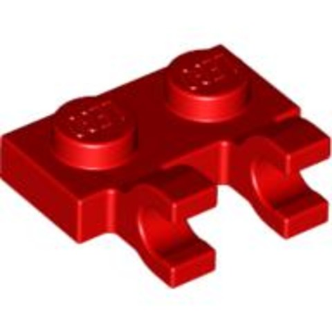 LEGO® Alkatrészek (Pick a Brick) 4556153 - Piros 1X2 Elem Csatlakozóval