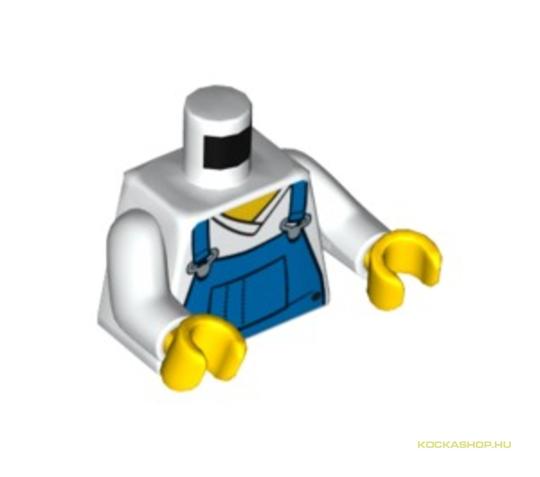 LEGO® Alkatrészek (Pick a Brick) 4571212 - Fehér Minifigura Felsőrész Farmeres
