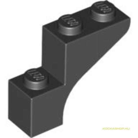 LEGO® Alkatrészek (Pick a Brick) 4581280 - Fekete 1x3x2 Boltív