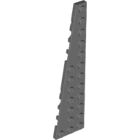 LEGO® Alkatrészek (Pick a Brick) 4586562 - Sötét Kékesszürke 3x12 Bal Oldali Lapos Ék Elem