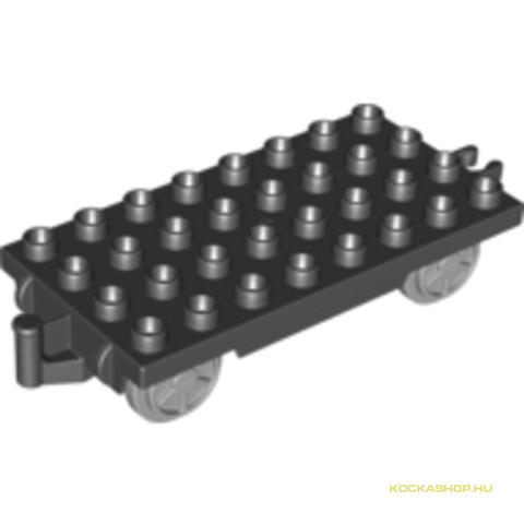 LEGO® Alkatrészek (Pick a Brick) 4589701 - Fekete 4X8 DUPLO Vonat Alap