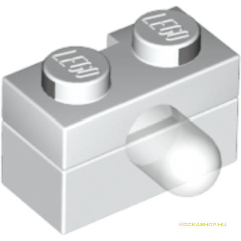 LEGO® Alkatrészek (Pick a Brick) 4603220 - Fehér 1x2 lámpa