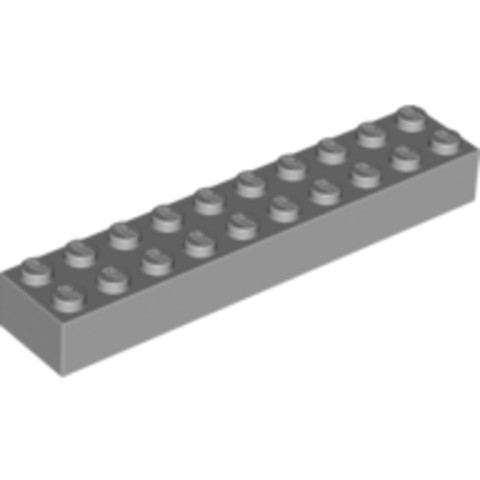 LEGO® Alkatrészek (Pick a Brick) 4617862 - Világos Kékesszürke 2x10 Kocka