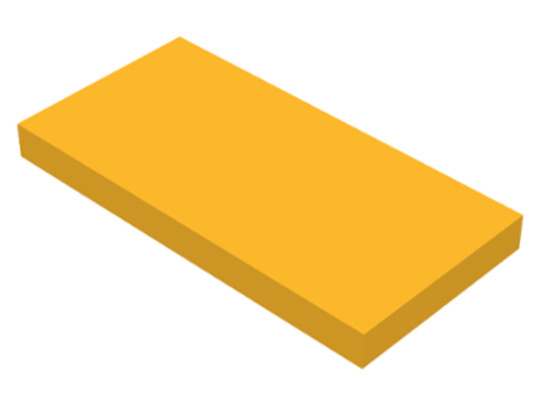 LEGO® Alkatrészek (Pick a Brick) 4621543 - Halvány narancssárga 2x4 csempe