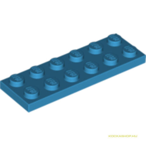 LEGO® Alkatrészek (Pick a Brick) 4640891 - Sötét azur 2X6 Elem