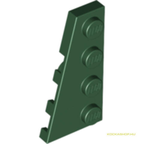 LEGO® Alkatrészek (Pick a Brick) 4648340 - Sötét zöld 2X4 Elem Bal Oldali Csatlakozással