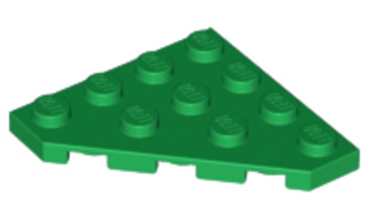 LEGO® Alkatrészek (Pick a Brick) 4651215 - Zöld 4X4 Sarokelem