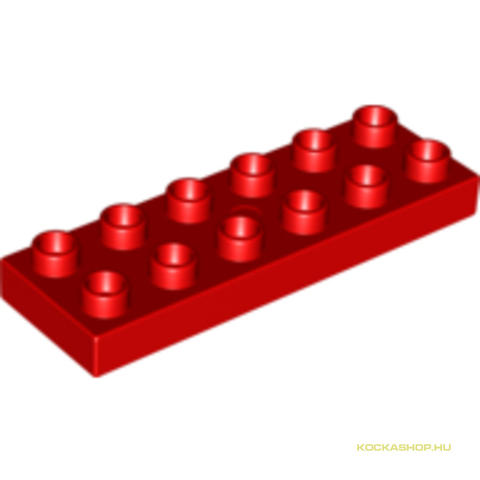 LEGO® Alkatrészek (Pick a Brick) 4651779 - Piros 2X6 Csempe