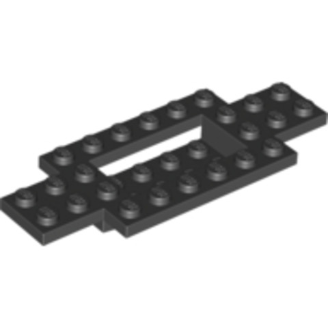 LEGO® Alkatrészek (Pick a Brick) 4656764 - Fekete 4x10 Autó Alap