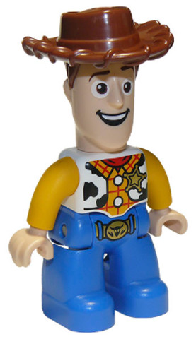 LEGO® Minifigurák 47394pb275 - Duplo Figure Lego Ville, Male, Woody with Open Mouth Pattern