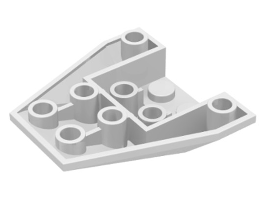 LEGO® Alkatrészek (Pick a Brick) 485501 - Fehér 4X2/18° Inverz elem