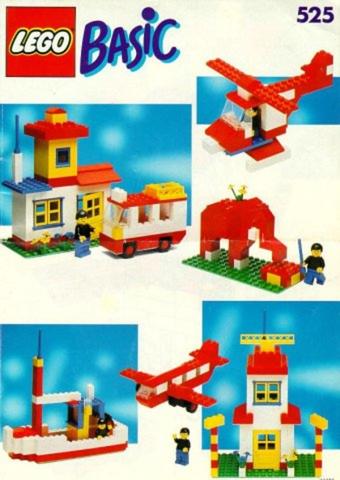 LEGO® Alkatrészek (Pick a Brick) 525i - Építési Útmutató a LEGO 525-ös készlethez (Basic Building Set)