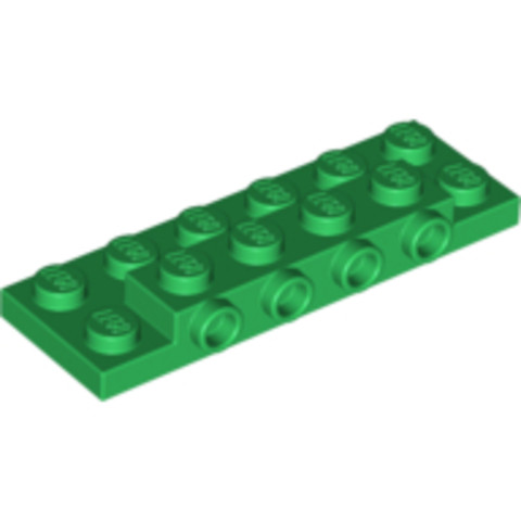 LEGO® Alkatrészek (Pick a Brick) 6000070 - Zöld 2x6x2/3 Lap Csatlakozóval