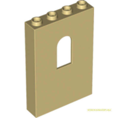 LEGO® Alkatrészek (Pick a Brick) 6006789 - Bézs 1X4X5 Ablakos Fal Elem
