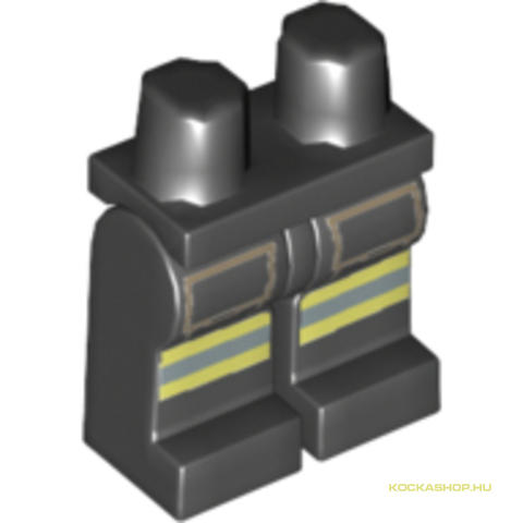 LEGO® Alkatrészek (Pick a Brick) 6018684 - Fekete Minifig Tűzoltó Alsórész