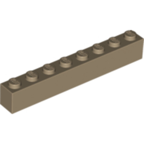 LEGO® Alkatrészek (Pick a Brick) 6024124 - Sötét Bézs 1x8 Elem