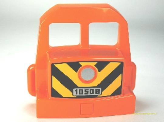 LEGO® Alkatrészek (Pick a Brick) 6034263 - Narancssárga vonat elsőrész