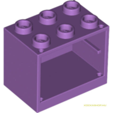 LEGO® Alkatrészek (Pick a Brick) 6035703 - Közepes levendula 2X3X2 Szekrény Elem