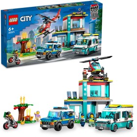 LEGO® City 60371 - Mentő járművek központja